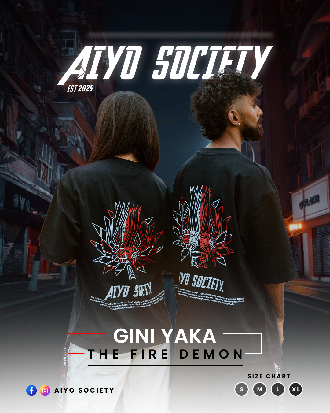 GINI YAKA OVERSIZED TEE