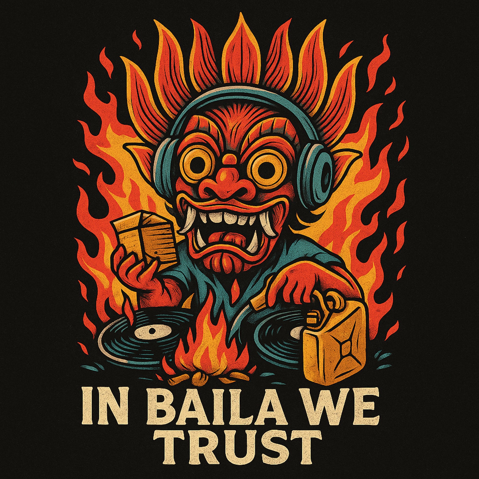 In Baila We Trust – Premium Vinyl Sticker