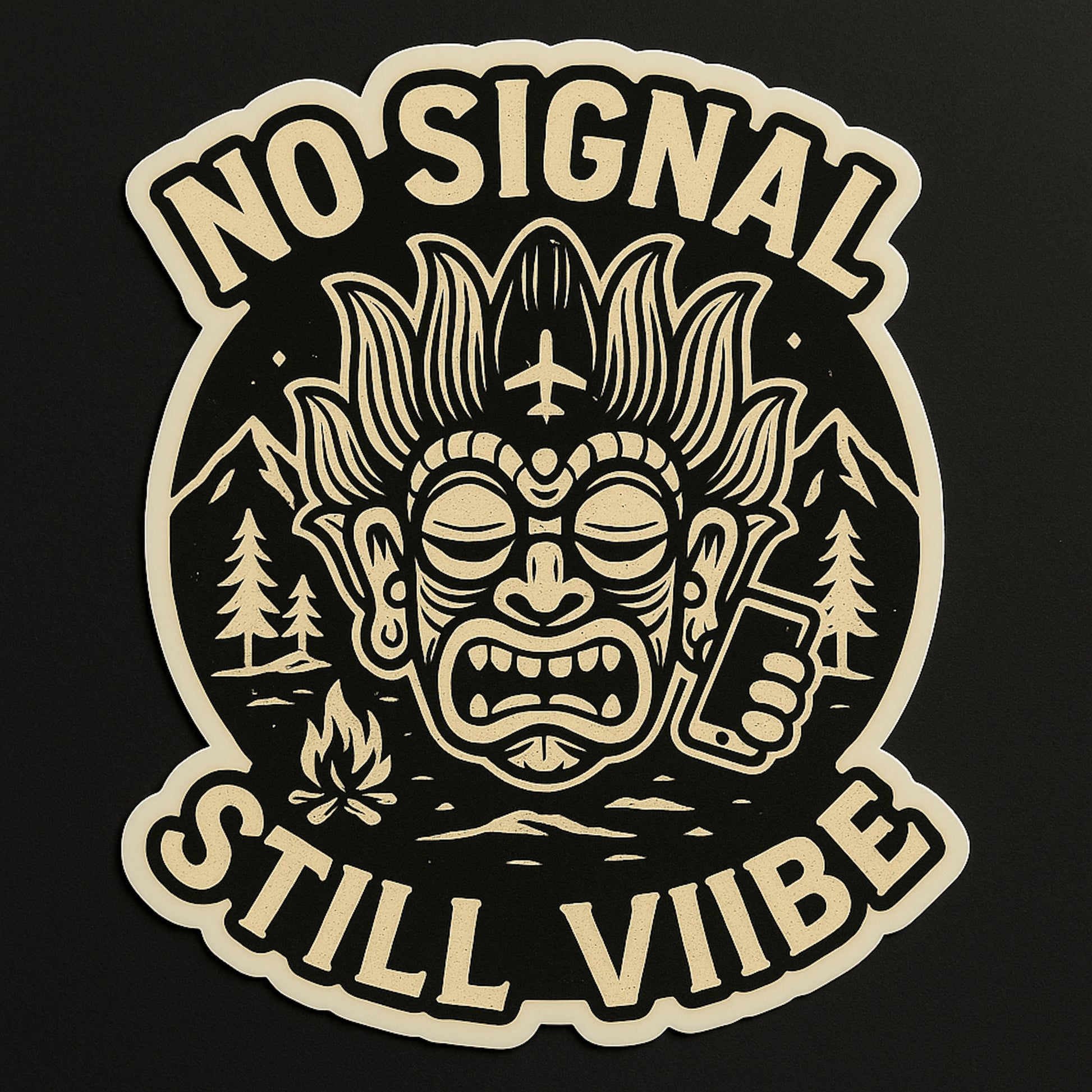 No Signal, Still Viibe – Yaka Edition Sticker
